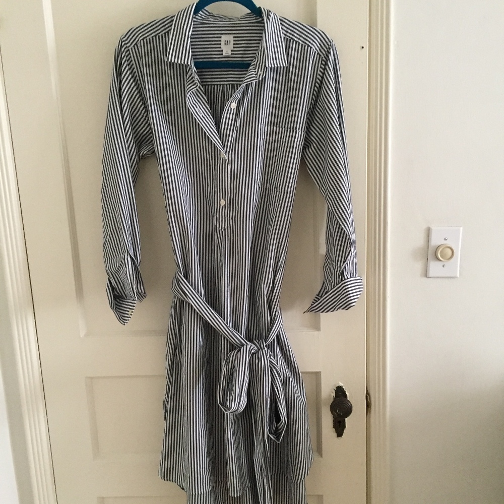 Gap Collared Wrap Dress